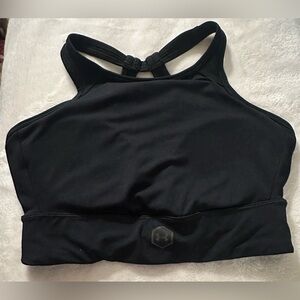 Black under armour sports bra size small